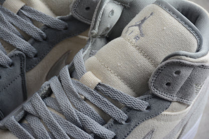 Nike Air Jordan 1 Mid SE Coconut Milk Particle Grey Sneakers