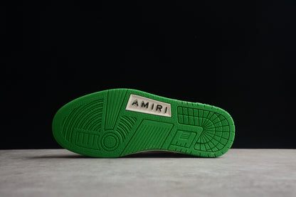 AMIRI Skel Top Low Green White Sneakers