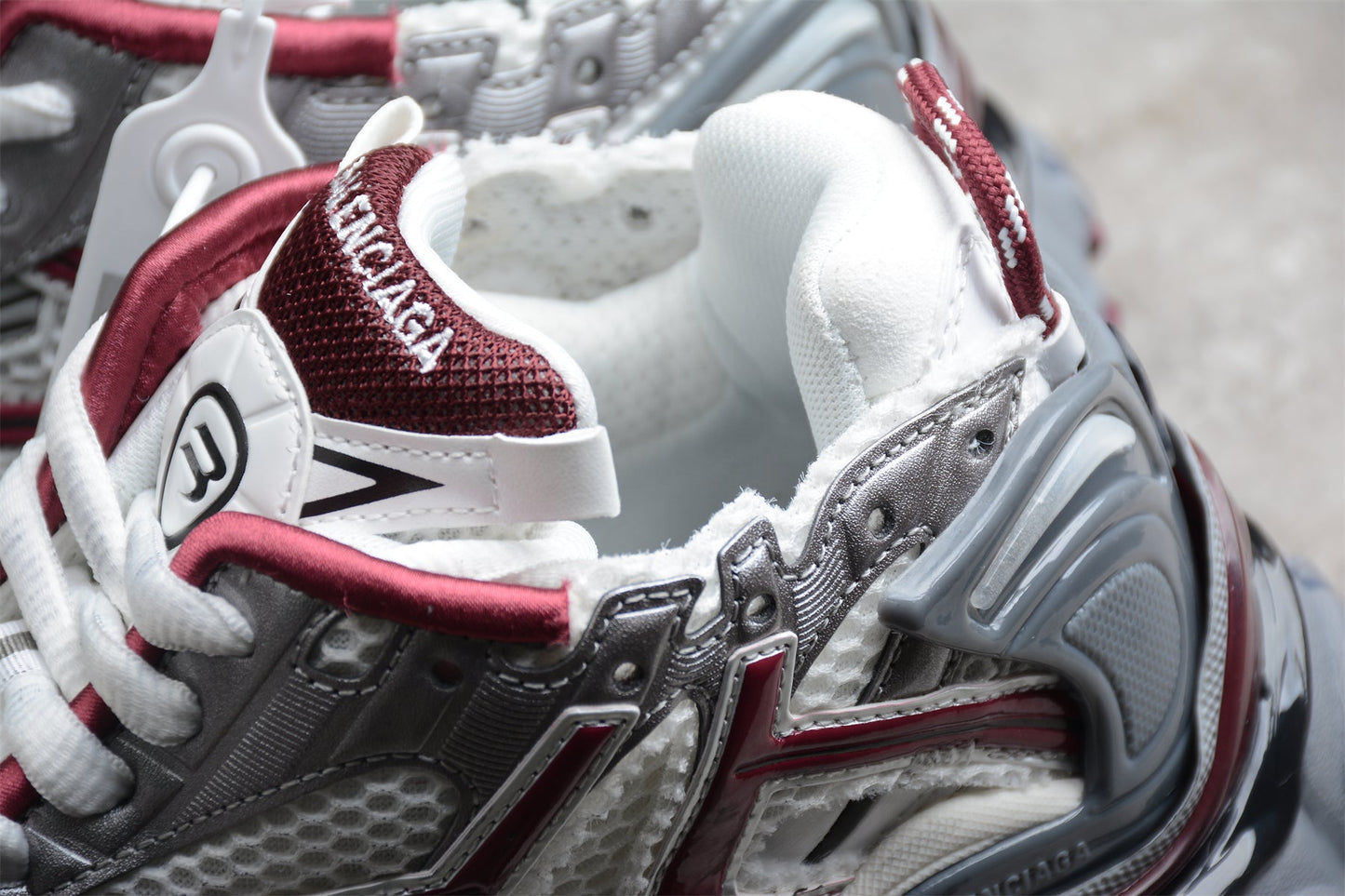 Balenciaga Runner Burgundy Grey