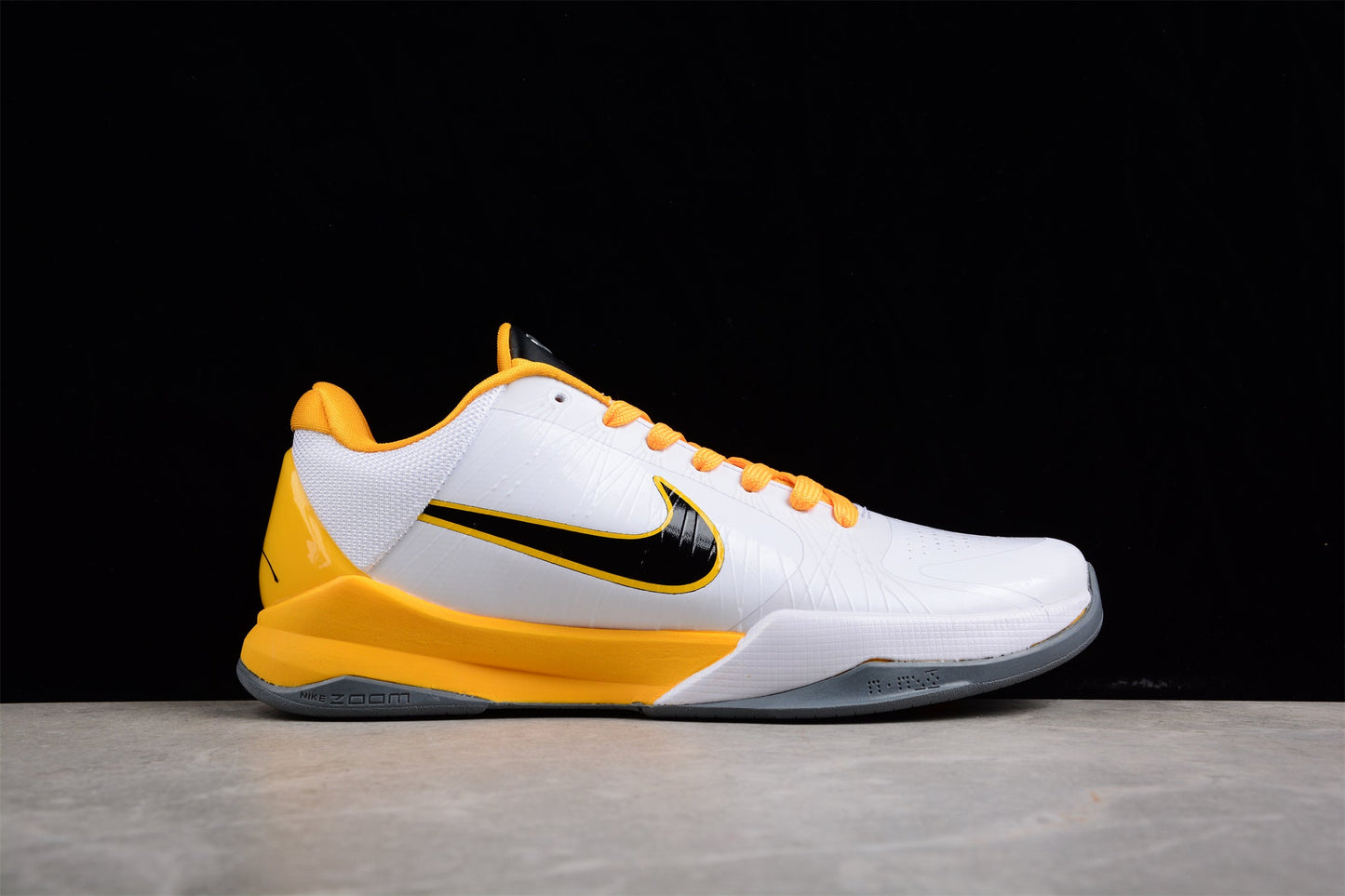 Nike Zoom Kobe 5 “White/Black/Del Sol/Metallic Silver”