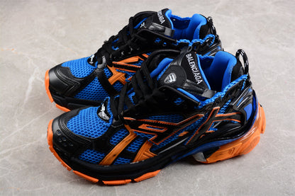 Balenciaga Runner Blue Orange Black Sneakers