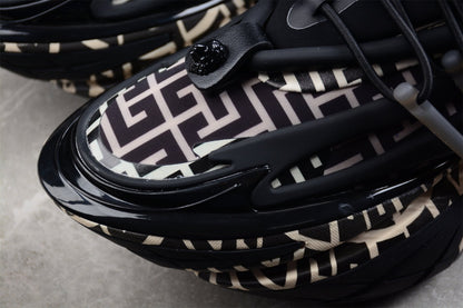 Balmain Unicorn Black Monogram Trainers