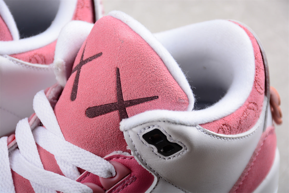 Air Jordan 3 KAWS Custom White/Pink