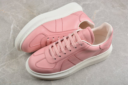 Alexander McQueen Oversized Pink Leather Sneakers