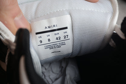 AMIRI Skel Top High White Black Sneakers