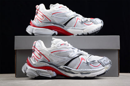 Balenciaga Runner 2.0 White Red Mesh Sneakers
