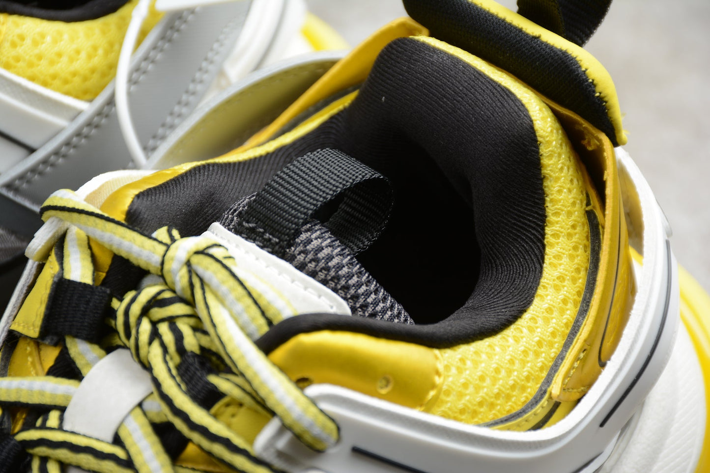 Yellow & Grey Track Performance Sneakers