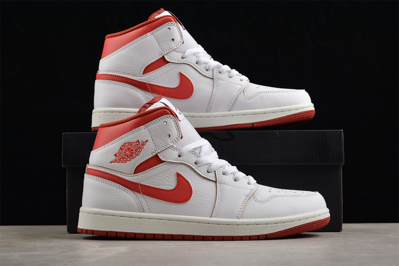 Nike Air Jordan 1 Mid "White Red Lobster"
