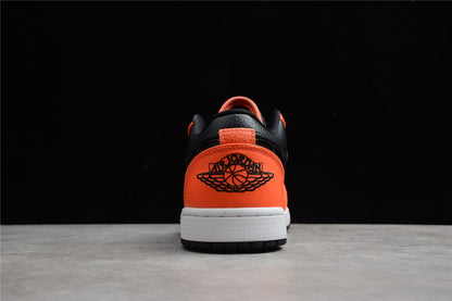 Air Jordan 1 Low SE Black Orange Sneakers