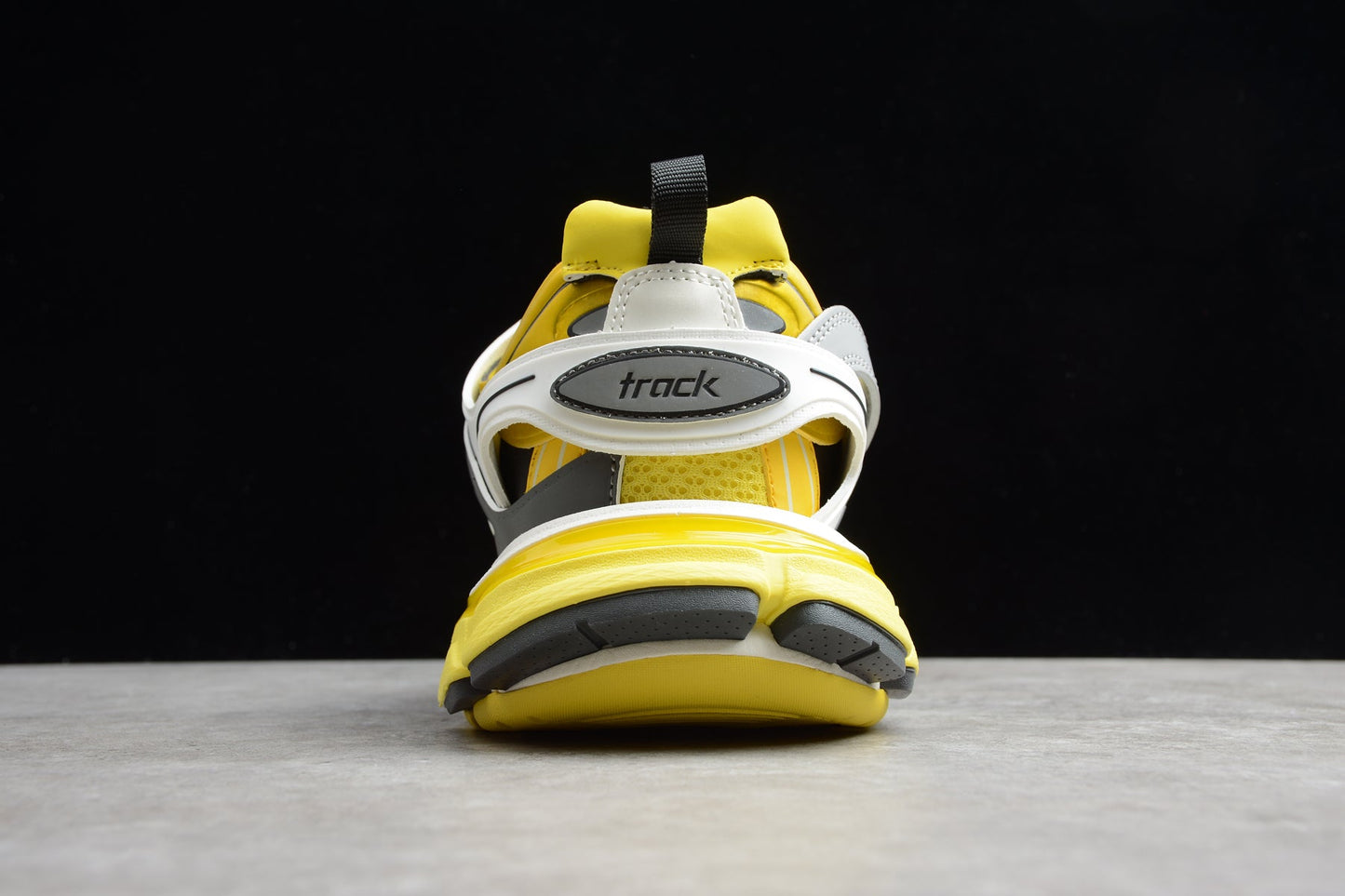 Yellow & Grey Track Performance Sneakers