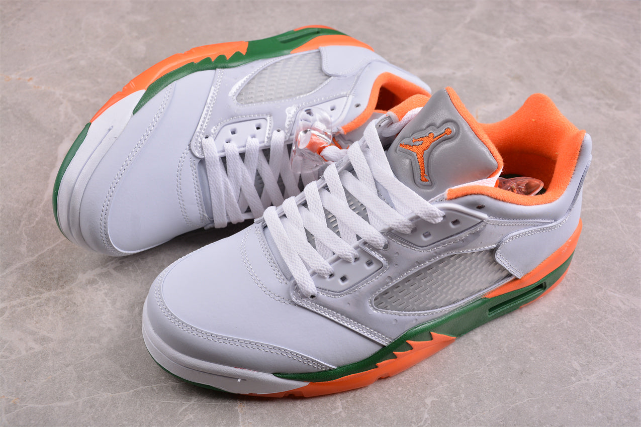 Air Jordan 5 Retro Low (GS) "Miami Hurricanes"