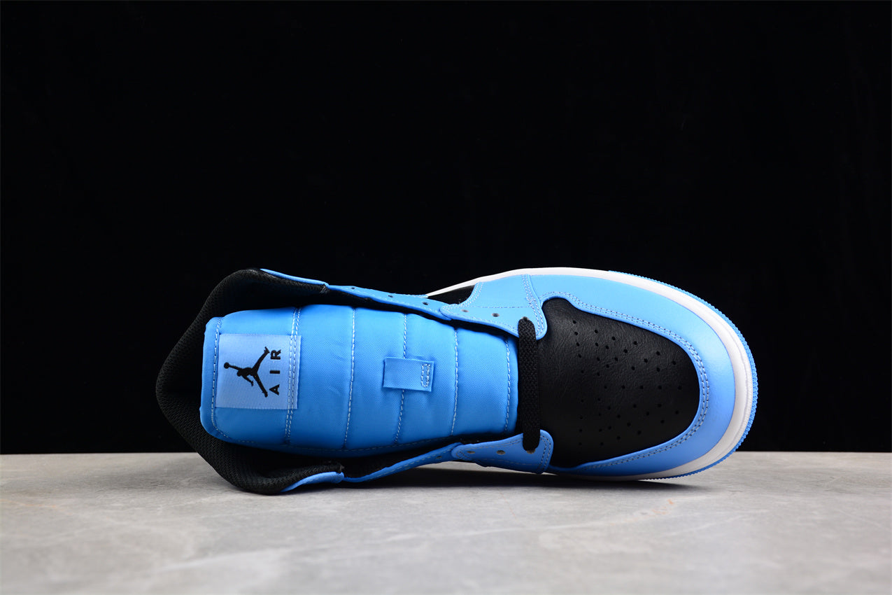 Air Jordan 1 Mid "University Blue/Black-White"