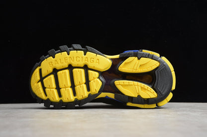Black & Yellow Track Performance Sneakers