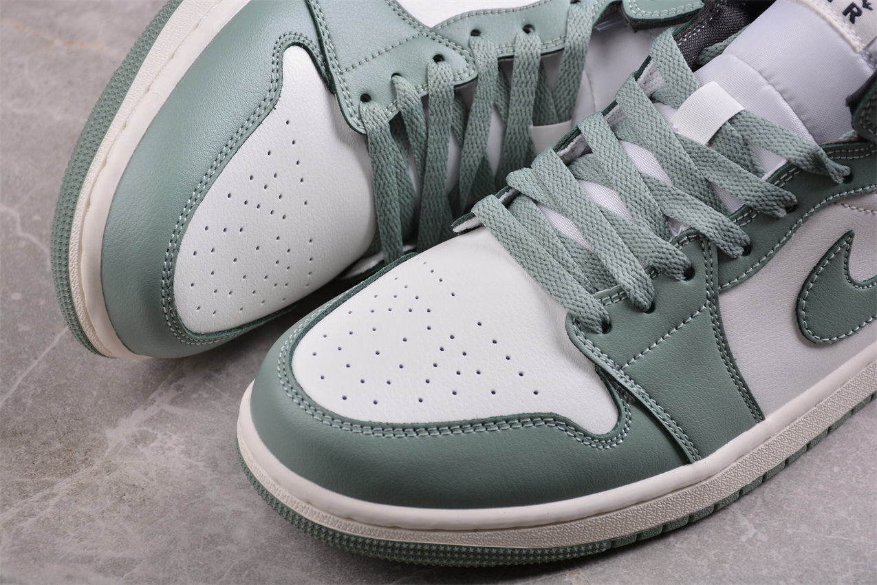 The Air Jordan 1 Mid "Jade Smoke"