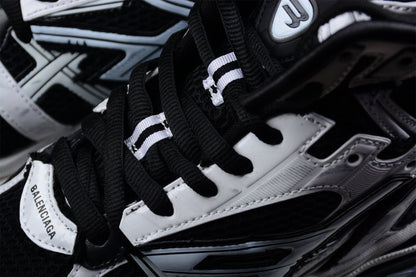 Balenciaga Runner Hightop Black White Sneakers