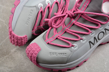 Moncler Trailgrip Lite 2 Grey Pink Sneakers