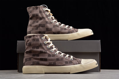 Balenciaga Paris High BB Monogram Sneakers