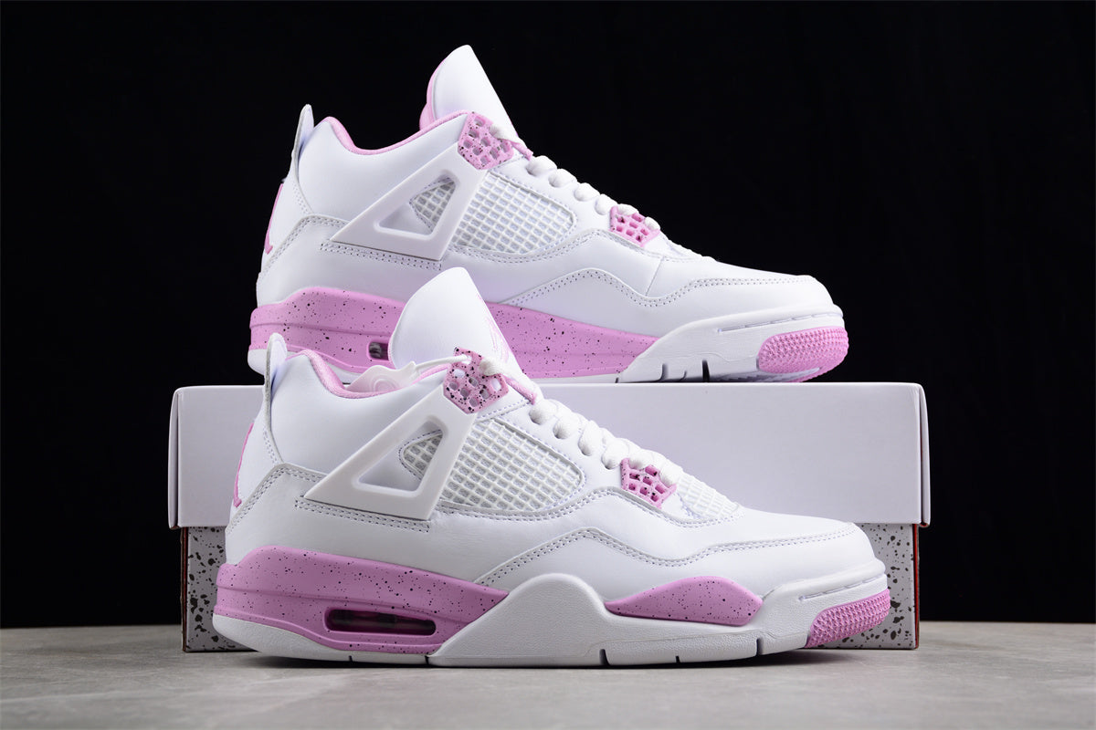 Custom Air Jordan 4 Retro 'Pink Oreo'