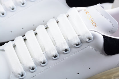 Alexander McQueen Oversized Air Sole White Black Leather Sneakers