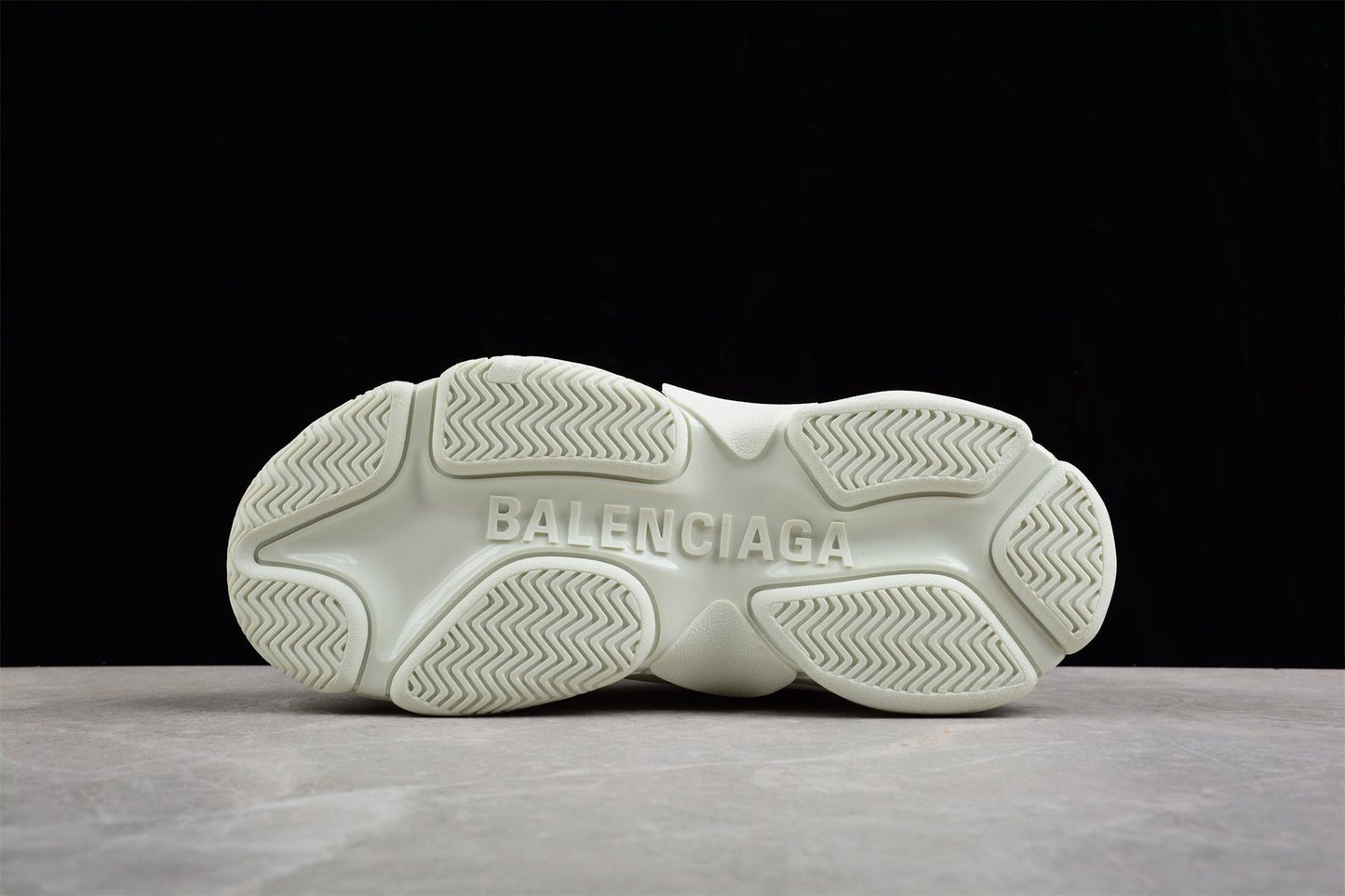 Balenciaga Triple S White Rubber Sneakers