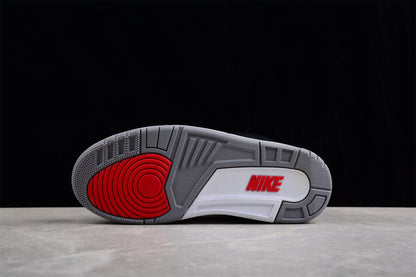 Nike Air Jordan 3 Retro Black Cement Sneakers