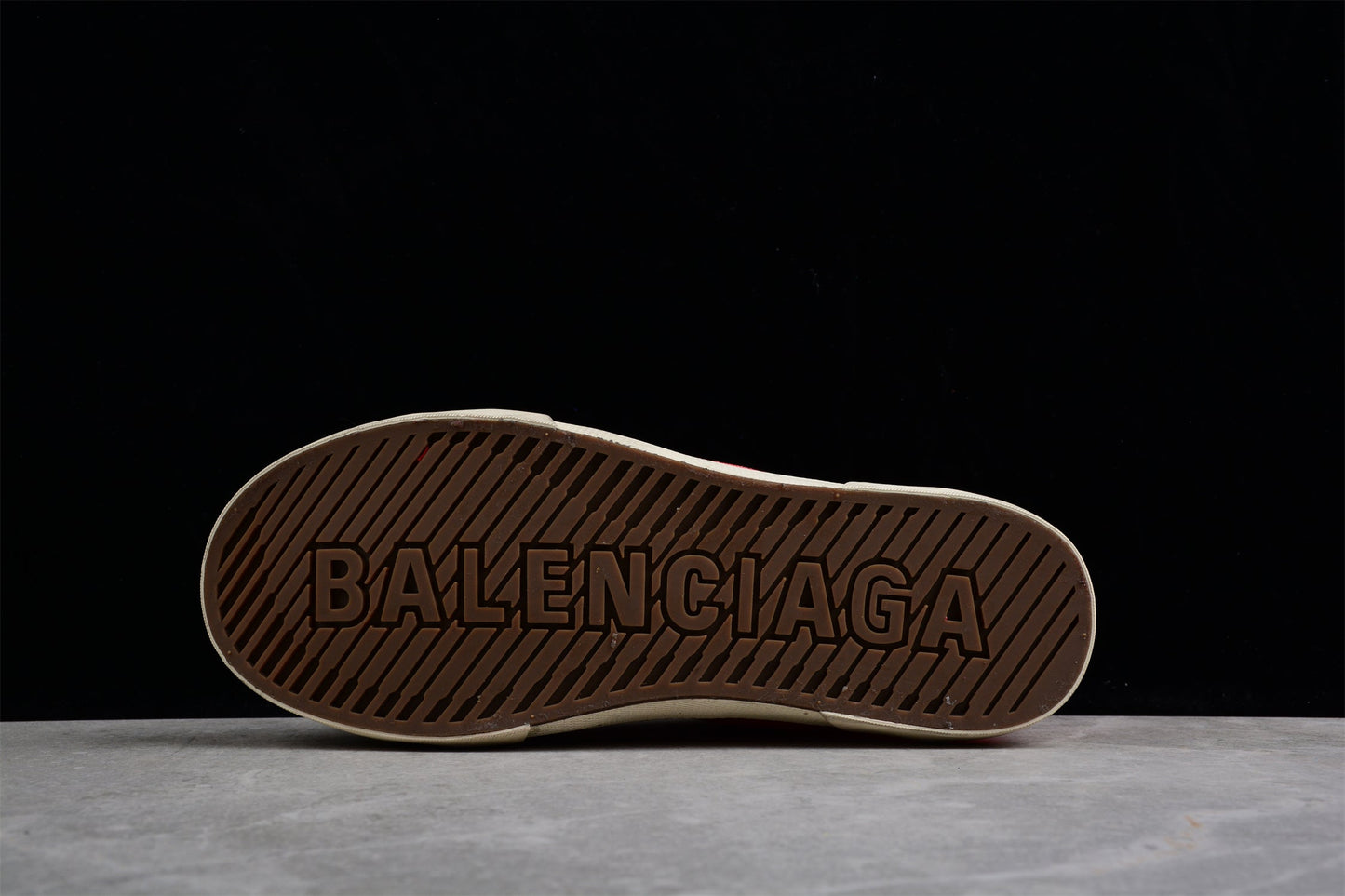 Balenciaga Paris Hi-Top Red White Sneakers