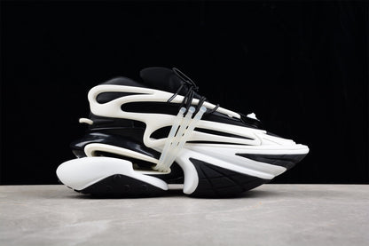 Balmain Unicorn White Black Trainers