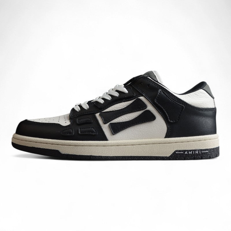 AMIRI Skel Top Low 'Black/White/Black'