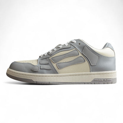 AMIRI Skel Top Low Tan White Sneakers