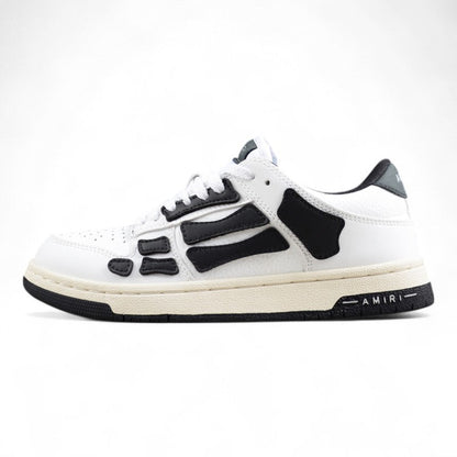 AMIRI Skel Top Low White Black Sneakers