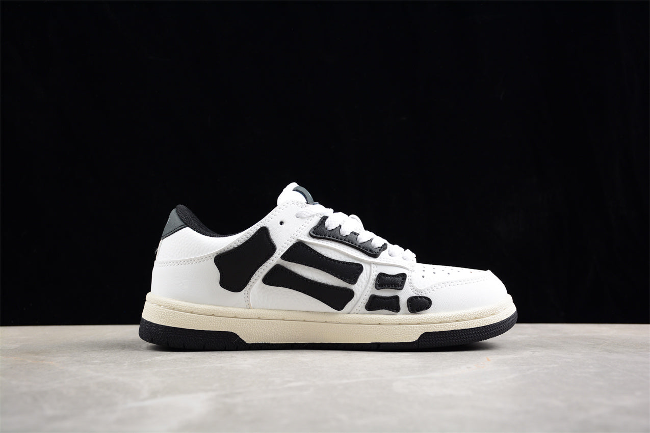 AMIRI Skel Top Low 'White Black'