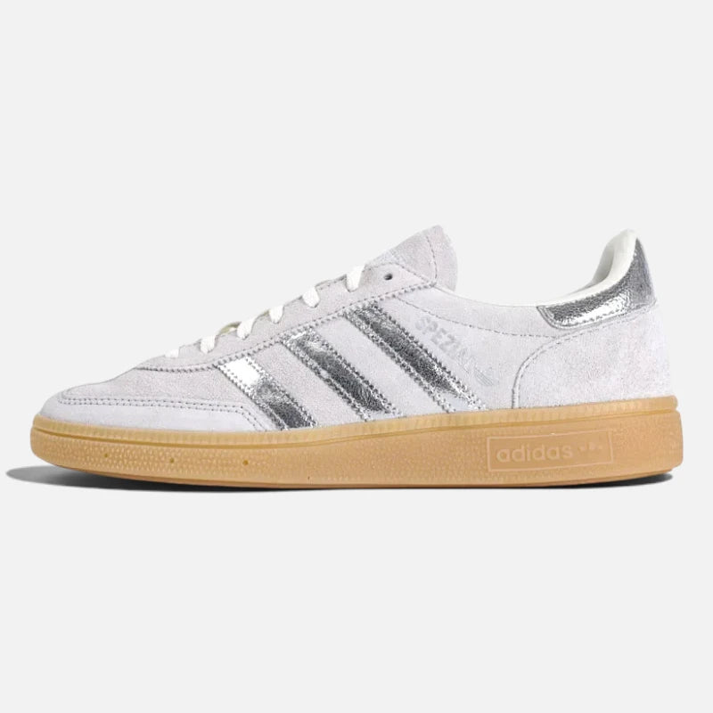 Adidas Handball Spezial Silver Metallic Gray Gum Sneakers