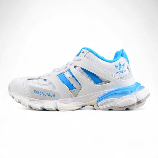 Adidas x Balenciaga Track Forum Low White Blue Sneakers