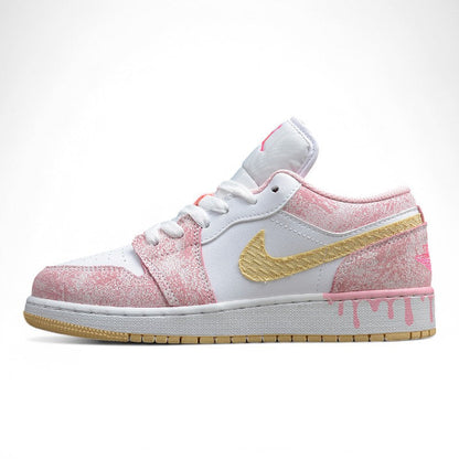 Air Jordan 1 Low GS Strawberry Ice Cream (Women's) Sneakers