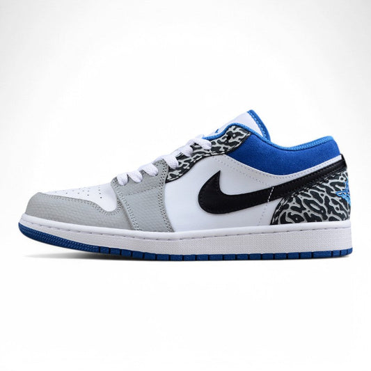 Air Jordan 1 Low "Light Smoke Grey & Dark Marina Blue"