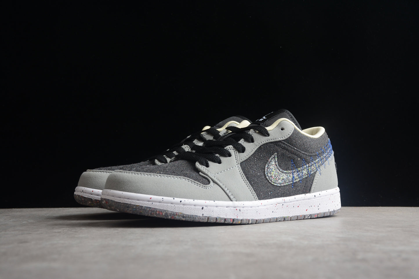 Air Jordan 1 Low SE "Crater Black Grey"
