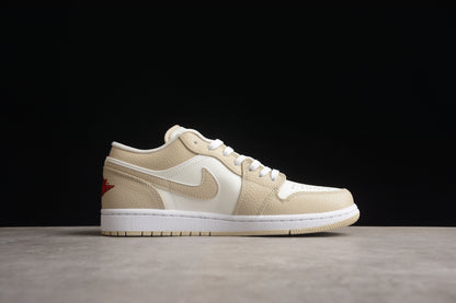 Air Jordan 1 Low SE Sail Rattan Sneakers