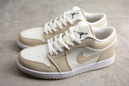 Air Jordan 1 Low SE Sail Rattan Sneakers