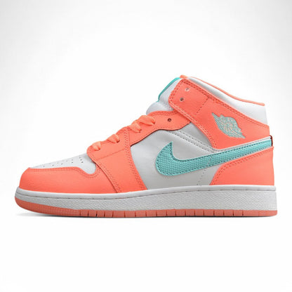 Nike Air Jordan 1 Mid Crimson Pulse Sneakers