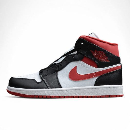 Air Jordan 1 Mid "Gym Red Black White" Chicago Bulls