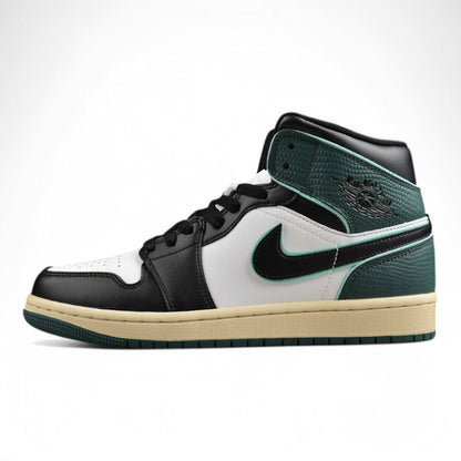 Nike Air Jordan 1 Mid Oxidized Green Sneakers