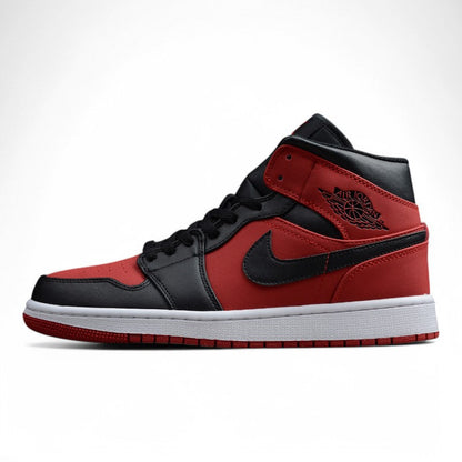 Nike Air Jordan 1 Mid Reverse Bred Sneaker