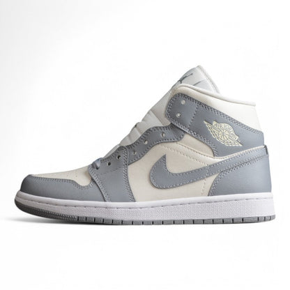Air Jordan 1 Mid Stealth Grey Sneakers