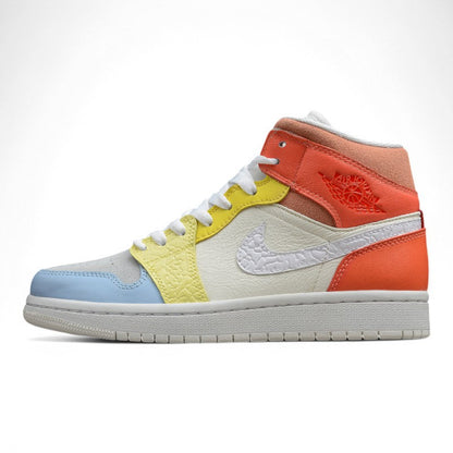 Nike Air Jordan 1 Mid To My First Coach Sneakers