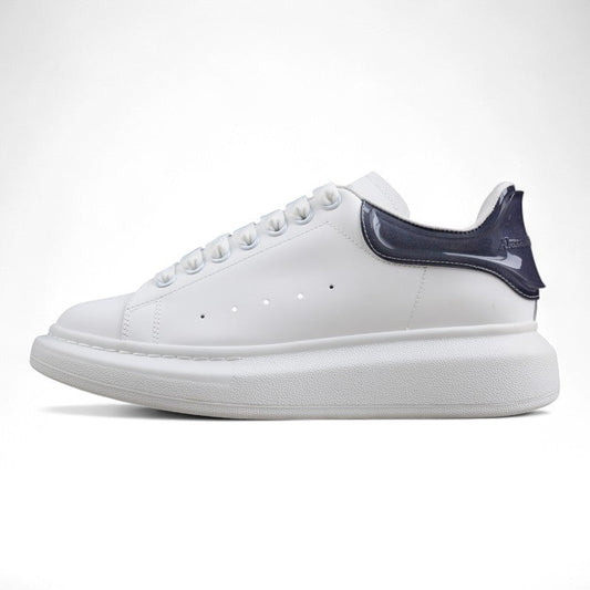 Alexander McQueen Oversized Sneaker in White/Navy