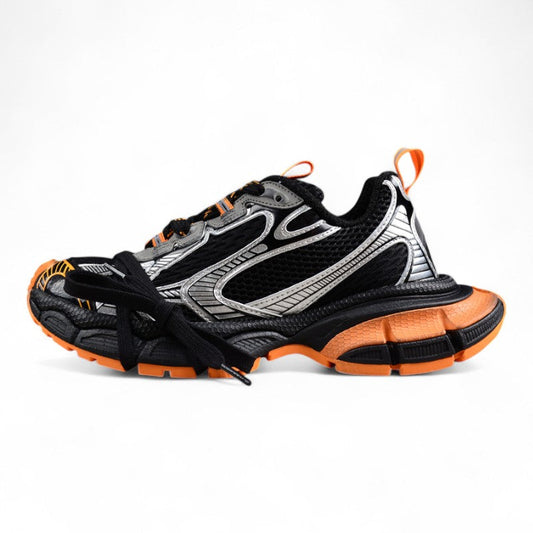 Balenciaga 3XL Black Orange Sneakers