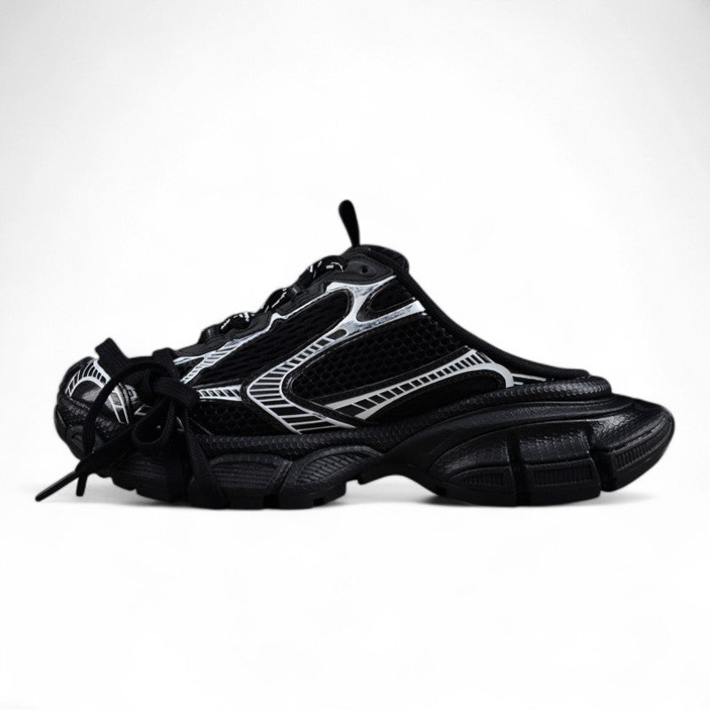 Balenciaga 3XL Mule Black White