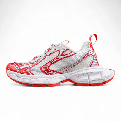Balenciaga 3XL Worn-Out White Red Sneakers