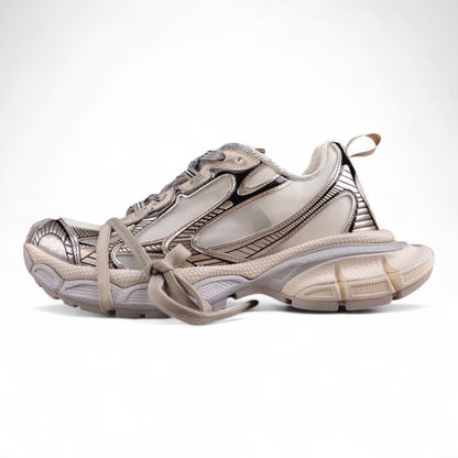 Balenciaga 3XL White & Champagne Gold