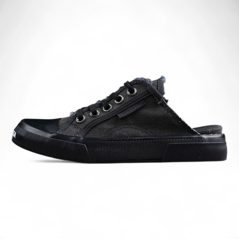 Balenciaga Canvas Low Mule Black